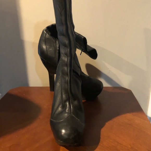 Vintage Sky platform calf length boots - Picture 2 of 5